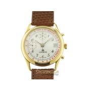 LORENZ Chrono carica manuale placcato oro giallo 11682 new